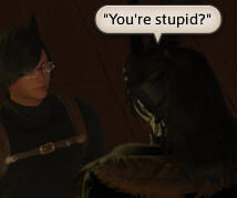 you&#39;re stupid!
